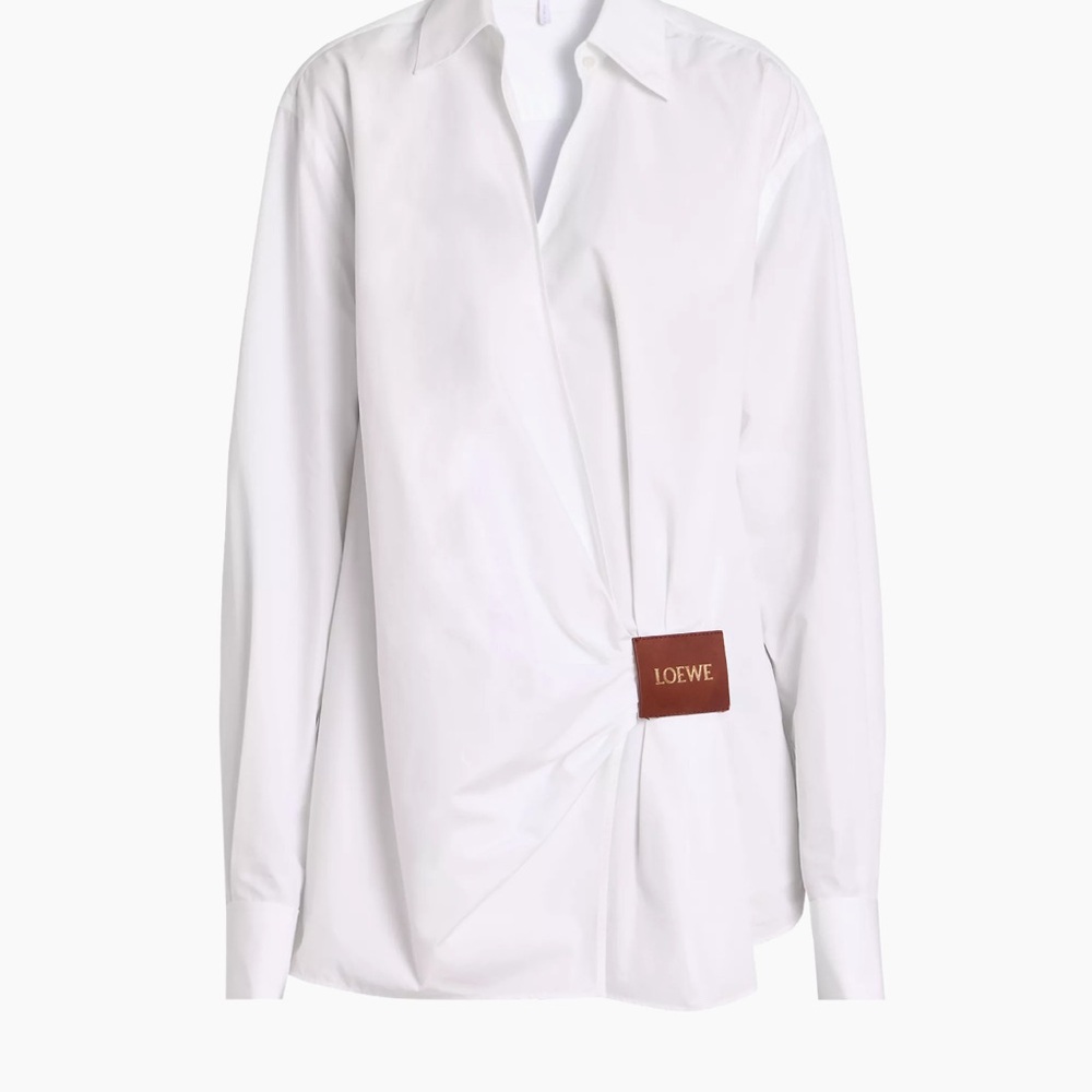 Loewe Draped shirt in cotton. Sold out online!